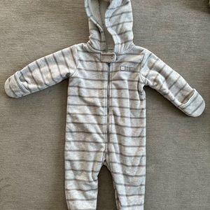 Carters striped bunting onesie 9